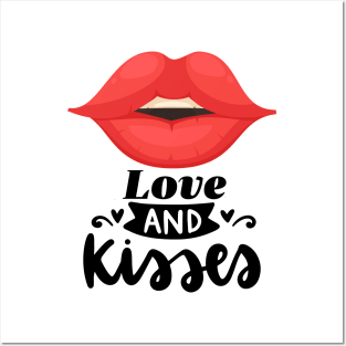 Love and Kiss Lovers Posters and Art